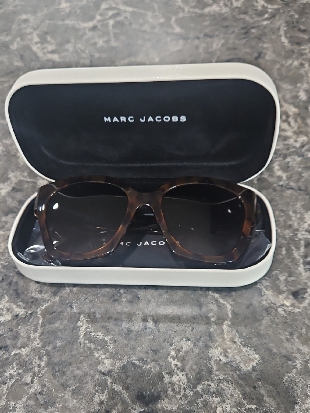 Marc Jacobs Tortoiseshell Sunglasses - Dark Brown Gradient Lenses
